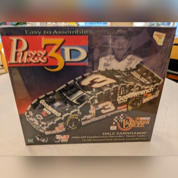 Hasbro Other - Dale Earnhardt NASCAR 3D Puzzle 1999 GM Goodwrench Monte Carlo Winner's Circle